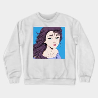 Comic girl #4 Crewneck Sweatshirt